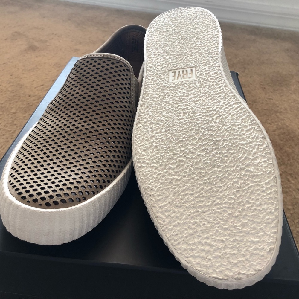 New [Frye] Camille perforated slip on sneakers - Picture 8 of 8